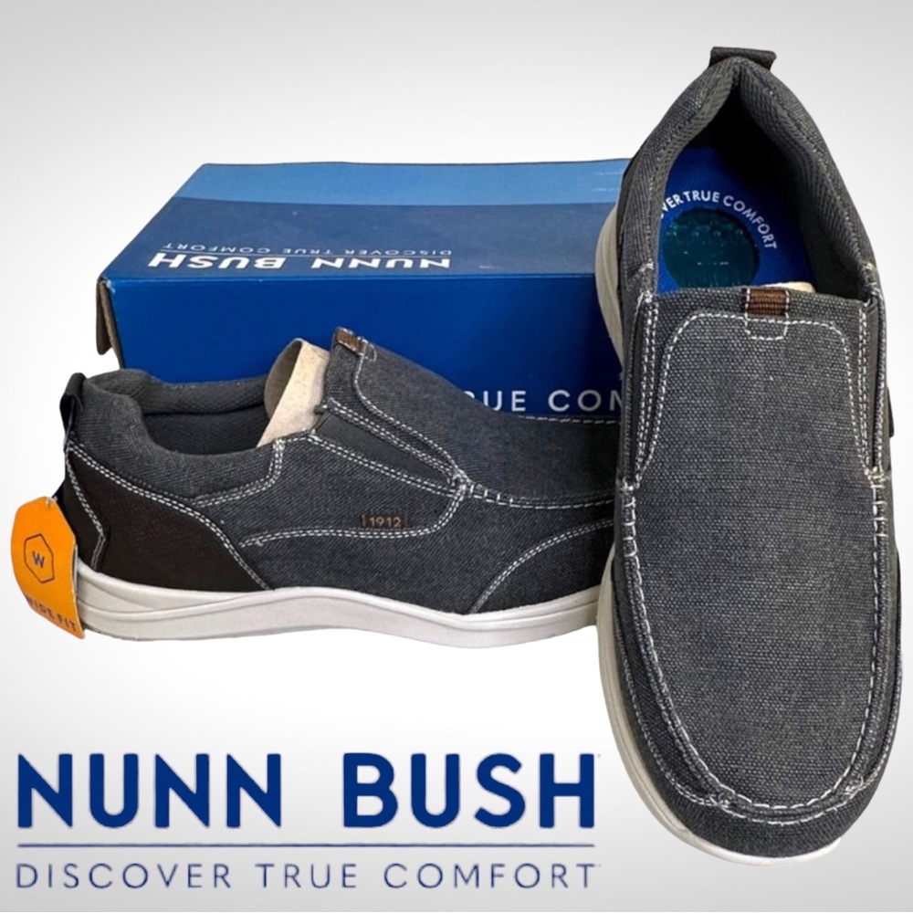 Nunn Bush Conway Canvas Slip On Men's
Shoes 9 Wide